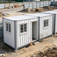Conteneur de stockage modulaire préfabriqué portable 20FT 40FT, unité de bureau, hébergement temporaire de chantier, entrepôt, atelier extérieur
