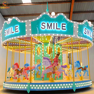 Manèges de parc d'attractions pour enfants <span class=keywords><strong>pas</strong></span> chers en Chine, carrousel à chevaux à <span class=keywords><strong>vendre</strong></span> - Product Image 4