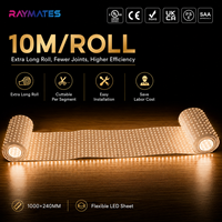 Feuille de LED flexible haute luminosité 528 LED/M, panneau lumineux de 10M découpable, rouleau de feuille de LED flexible pour boîte lumineuse publicitaire