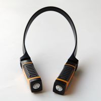 Lámpara de Lectura LED para Colgar en el Cuello, Funciona con Pilas AA o USB, Manos Libres, para Asados y Camping