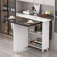 Offre spéciale : table à manger pliable moderne, multifonctionnelle, extensible, simple, rectangulaire, pour petits appartements