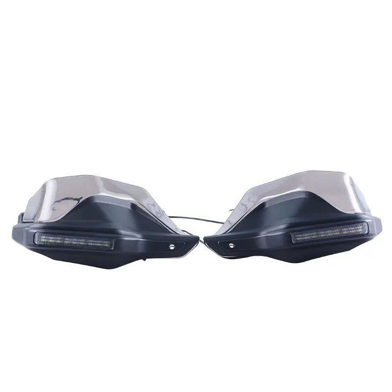 2PCS Motorcycle black Hand Guard Handguard With LED Turn Signal Light for r1200gs/s1000xr/f750 gs