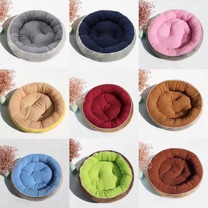 Camas y accesorios redondos de felpa corta para perros y gatos pequeños, fabricante al por mayor - Product Image 3