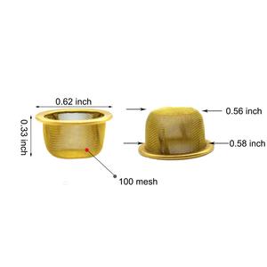 Malla de filtro de pantalla con forma de cuenco de 200/250/300 micras de alta calidad para tubos de vidrio con quemador de aceite para fumar-bomba de componentes de núcleo - Product Image 6