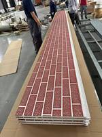 Panneaux sandwich extérieurs écologiques à âme isolante en PU pour bâtiments industriels, chambres froides, ateliers - Résistants au feu et à l'eau