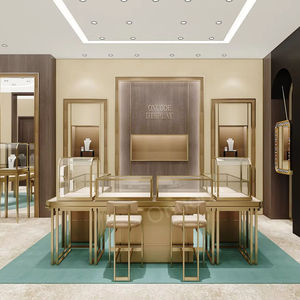 Meubles de présentation écologiques, durables et de haute qualité pour bijouteries, solution clé en main tout-en-un pour l'aménagement intérieur complet des magasins - Product Image 1