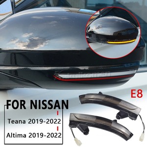 2 uds nueva lámpara intermitente secuencial dinámica luz de señal de giro para Nissan Altima Teana 2019-2022 Indicador de espejo retrovisor - Product Image 5