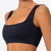 GC Soutien-gorge de sport doux et serré pour femmes Vêtements d'extérieur de style simple pour la course à pied Soutien-gorge de yoga Pilates Training Fitness Bra Vest YG249
