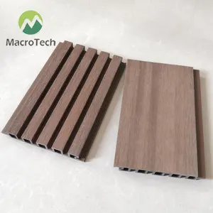 Nieuwe Stijl Outdoor Waterdichte Houten Kunststof Composiet Gevelbekleding Geluiddichte Wpc Wall Panel Board