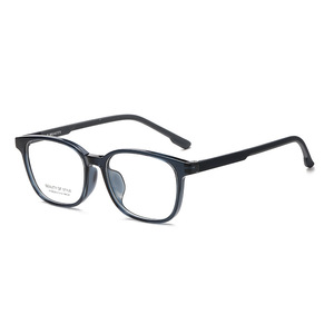 Gafas ópticas cuadradas E.Beauty para mujer, montura negra, lentes UV400 Ac, tamaño mediano - Product Image 3