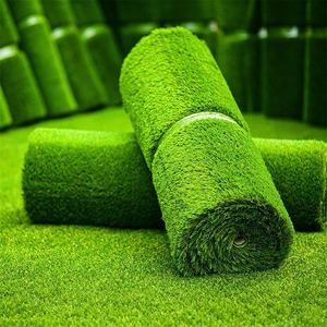 <span class=keywords><strong>Gazon</strong></span> <span class=keywords><strong>synthétique</strong></span> 30 mm pour jardin, patio résidentiel, filet PP résistant aux UV, trous de drainage, sans danger pour les animaux domestiques, faible entretien, <span class=keywords><strong>rouleau</strong></span> de 4 m - Product Image 3