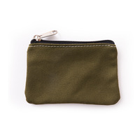 Dompet Koin Wanita Resleting Kanvas Ramah Lingkungan Kustom Grosir Pabrik