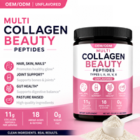 Collagène en poudre à marque privée, formule personnalisée, mélange de protéines de collagène hydrolysé en sachet, fabricant de suppléments OEM