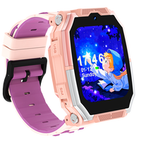 Reloj Inteligente 4G para Niños con Tarjeta SIM, Llamada SOS, Rastreo GPS, Cámara Frontal, Chat de Voz y Video, Foto, Correa de Gel de Sílice, Pantalla a Color