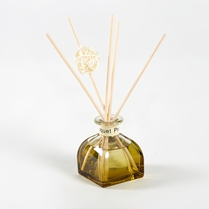 Diffuseur de Roseaux à Fleurs Romantique pour Huiles Essentielles d'Aromathérapie Sans Flamme, 50 ml, avec Bâtonnets en Rotin, pour Parfum d'Ambiance de Chambre – Vente en Gros - Product Image 3
