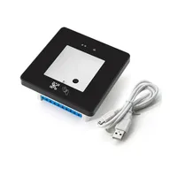 Pembaca Kontrol Akses Kode QR 2D Barcode RFID Antarmuka Wiegand TTL RS232 RS485 125Khz/1356Mhz 12V