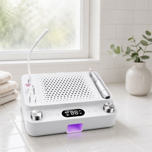 Aspirador de Polvo para Uñas con Taladro para Uñas, Lámpara UV LED y Luz LED Brillante para <span class=keywords><strong>Mesa</strong></span> de <span class=keywords><strong>Manicura</strong></span> - Product Image 1