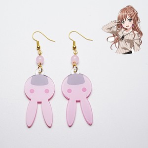 Anime BanG Dream pendientes <span class=keywords><strong>Imai</strong></span> Lisa conejo oreja Clip Halloween Moda hombre mujer Cosplay accesorio regalos - Product Image 3
