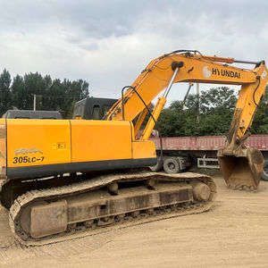 รถขุดไฮดรอลิกแบบตีนตะขาบ Hyundai 305LC-7/R305 มือสอง น้ำหนัก 30 ตัน พร้อมเครื่องยนต์และมอเตอร์ รุ่นปี 2015 305 - Product Image 1
