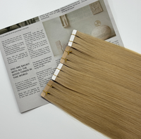 Vente en gros d'extension de cheveux en bande humaine vendeurs d'extension de cheveux en bande vierge Remy droite extension de cheveux à cuticules alignées
