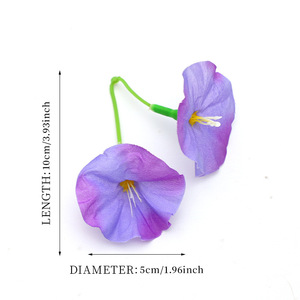 Flores Artificiales de Gloriosa de 10 cm, Flor de Seda de Alta Simulación, Decoración para Bodas, Accesorios para Exteriores - Product Image 5