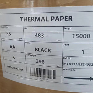 Papel Térmico de Alta Calidad de 55 g/m², Rollos Jumbo de Papel para Etiquetas para Cajas Registradoras - Product Image 1
