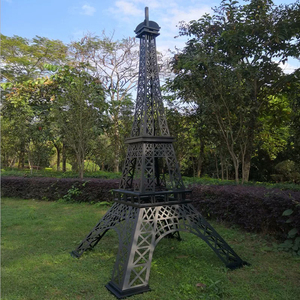 2026 métal Arts artisanat couleur argent 3m 10ft 20ft tour eiffel pour décorations d'événements de fête de <span class=keywords><strong>Paris</strong></span> - Product Image 4