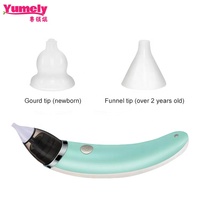Yumely Aspirateur Nasal Portable 2-en-1 pour Cérumen et Mucus, Dispositif d'Aspiration Électrique USB