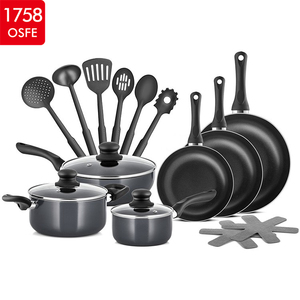 Saludable Mental antiadherente recubrimiento de cerámica de fondo Rongli de utensilios de cocina conjunto - Product Image 2