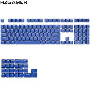 Hzgamer 132 Toetsen Pbt Keycaps Oem Profiel Iso Layout Double Shot Keycaps