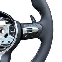 Volant en cuir pleine fleur pour BMW M5 M3 X3 X4 X5 F01 F02 F10 F11 F20 F25 F26 F30 F31 F32 F34 F36 E90 E92 - Vente en gros