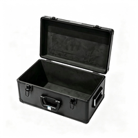 Boîte à outils en aluminium personnalisée, durable et portable, avec fermoir à boucle, grande capacité, en aluminium