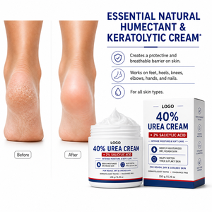 Crema Exfoliante Corporal con Urea y Ácido Salicílico ODM/OEM, Nutre Profundamente la Piel Seca, Suaviza las Callosidades Ásperas, Reduce las Escamas, No Irrita - Product Image 4
