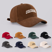 Casquette de baseball oversize extra-large, large visière anti-UV, 100% coton, 6 panneaux, réglable, unisexe, avec texte alphanumérique pour personnaliser le visage