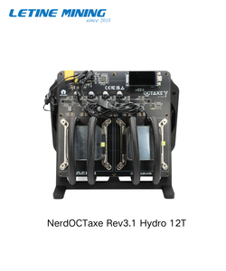 Nerdoctaxe Rev3.1 12T 190W SHA256  Equipo de minería de Bitcoin para minería individual de criptomonedas  Uso doméstico  Minería ASIC - Product Image 4