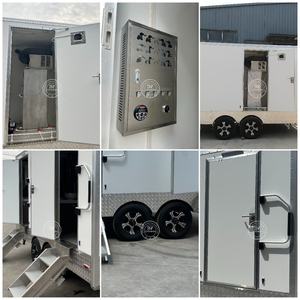 Remorque de toilettes mobiles portables ZZKNOWN pour la location en plein air | Remorque de salle de bain de luxe avec disposition séparée pour hommes et femmes - Product Image 5