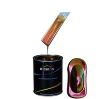 Pintura para Automóviles que Cambia de Color Camaleón Directo de Fábrica, Rojo Perla Metálico, Dorado, Verde, Azul, Pintura de Acabado Automotriz OEM Personalizada
