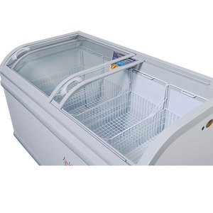 Congelador vertical Dax 500Y con pantalla curva y control de temperatura de -18°C para congelar helados, China - Product Image 3