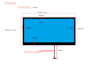 Écran d'ordinateur tactile transparent, écrans LCD, 27 pouces, affichage publicitaire Android, écran LCD transparent