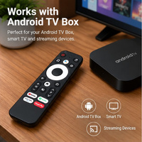 Nouvelle télécommande vocale AIR MOUSE pour boîte TV ONN Mecool, compatible avec 22 boutons, couleur noire, pour Google/Android TV Box