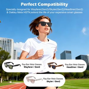 Manchons antidérapants en silicone pour lunettes Meta <span class=keywords><strong>Ray</strong></span>-<span class=keywords><strong>Ban</strong></span> – Accessoires de fixation anti-glissement pour l'oreille - Product Image 3