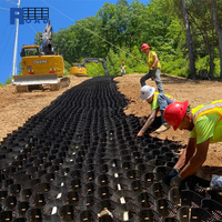 Geocells Estabilización del suelo HDPE pavimentación GEO rejilla plástico panal grava pavimentadora con precio de fábrica