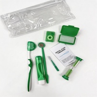 Kit dentaire portable professionnel 8-en-1 le plus vendu, miroir dentaire, kit orthodontique, kit de soins bucco-dentaires multi-usages