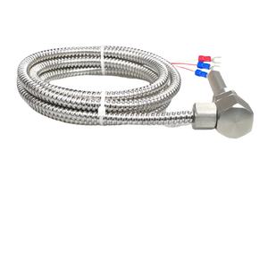 مسبار مقاومة حرارية من الفولاذ المقاوم للصدأ L-نوع الخيوط المحرك <span class=keywords><strong>RTD</strong></span> & <span class=keywords><strong>PT100</strong></span> تحمل استشعار درجة الحرارة ODM المدعومة - Product Image 3