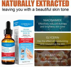 Suero Blanqueador Rápido para Nudillos Oscuros OEM ODM, Suero para Eliminar Manchas Intensas en Nudillos, Codos y Rodillas para Piel Oscura - Product Image 6