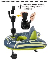 Nouvelle chaise flottante gonflable motorisée avec logo personnalisé, en PVC écologique, pour 1 personne adulte