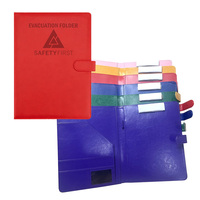 Carpeta Organizadora de Conferencias A4, Carpeta de Presentación de Cuero PU de Colores Variados, Sistema de Archivo del Fabricante, Marca OEM, Modelo SKN-PF-1256