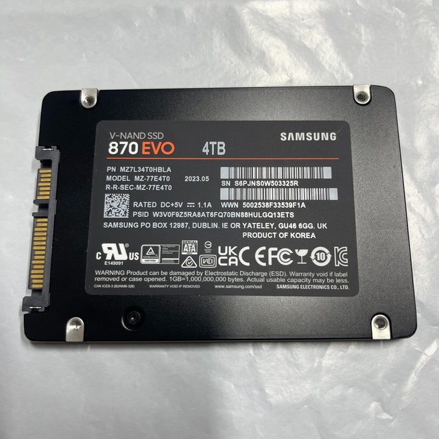 Sams-un-g 870 EVO 4TB SATA SSD MZ7L34T0HBLA