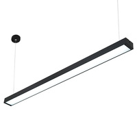 Lampe linéaire suspendue de bureau Commercial d'intérieur de haute qualité 30W 50W 70W lustre Led