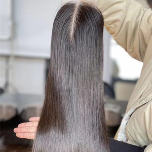 ผมคนยุโรปดิบที่ยังไม่ได้ผ่านกระบวนการผมยุโรปยาว20นิ้วลูกไม้ด้านหน้า8*8นิ้วฐานนุ่มลื่นความหนาแน่นของ130% ติดตั้งง่าย - Product Image 1